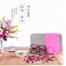 PU-Erh Mini thé fermenté avec belle saveur de Rose dans une boîte cadeau